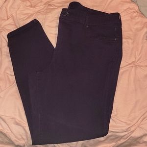 Maurices deep purple skinny pants size 22R